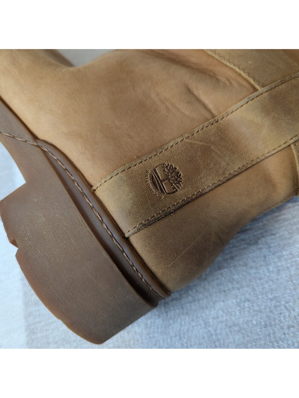 Timberland Graceyn tall leather pull on boots - Picture 5 of 9